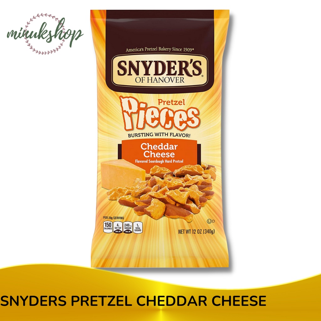 SNYDER'S PRETZEL SNYDER OF HANOVER CHEDDAR CHEESE 340 GRAM