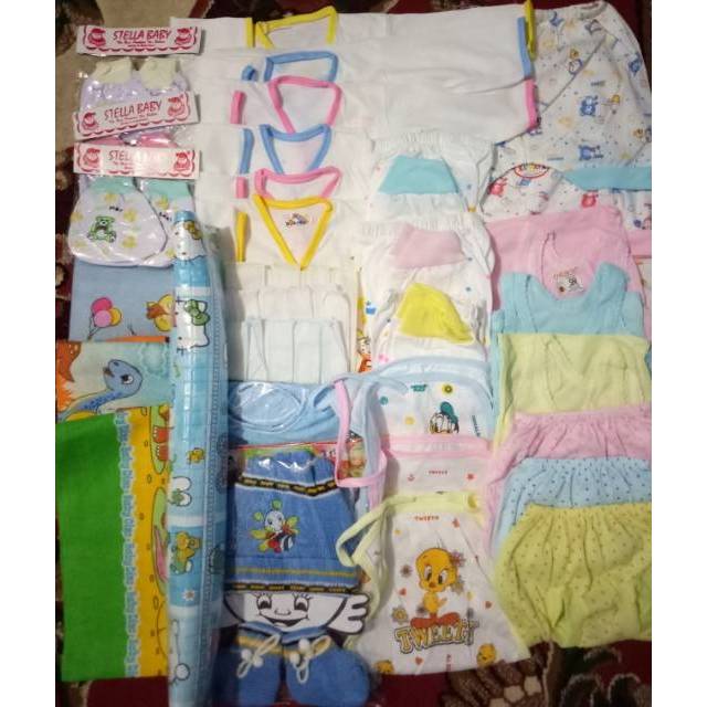 34 pcs Paket perlengkapan bayi/paket hemat