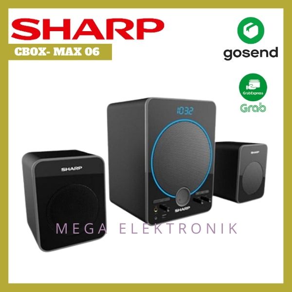 SHARP CBOX- MAX 06 UBL Speaker Aktif Multimedia