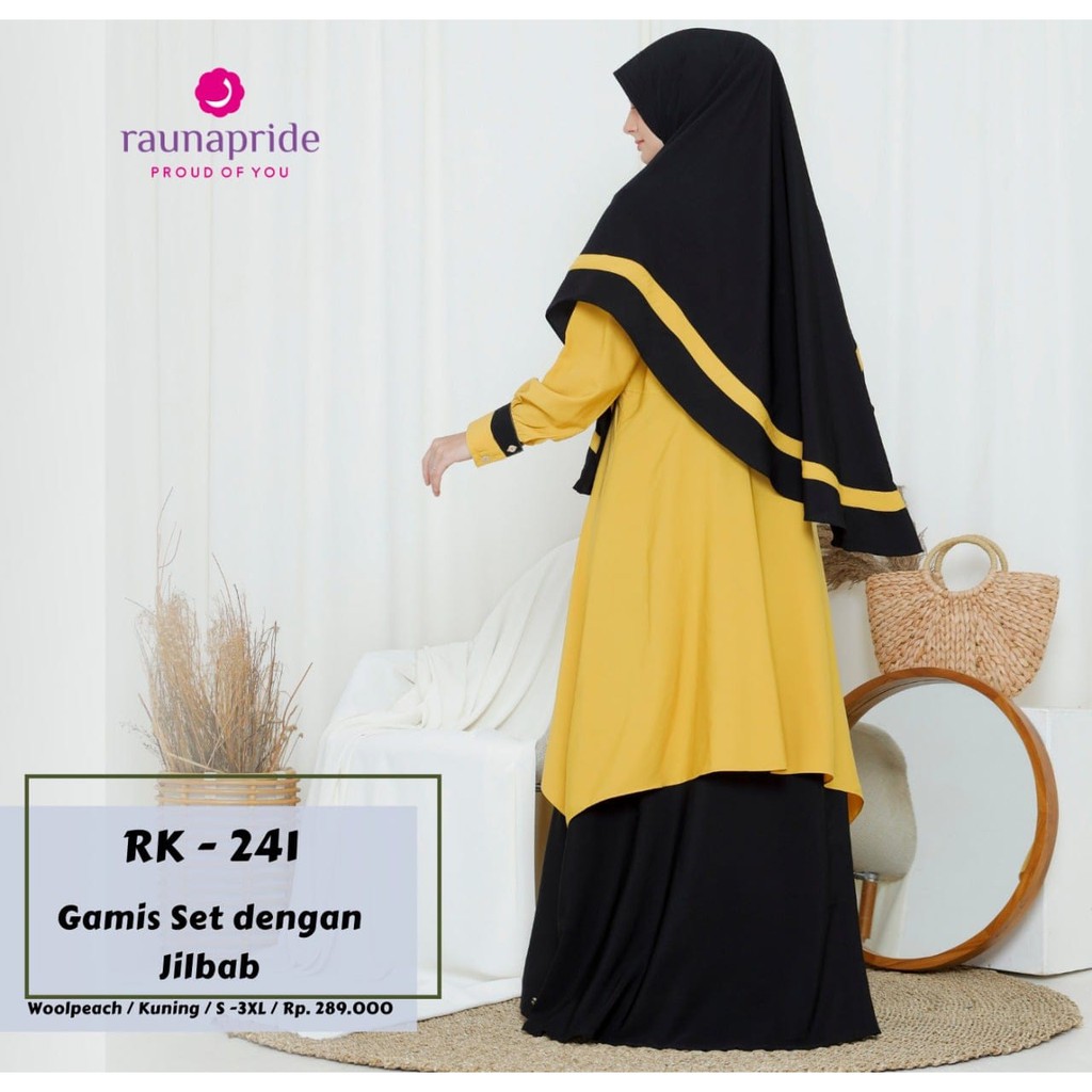 Dress Rauna Syar'i / RK - 241 / Fashion  Muslim