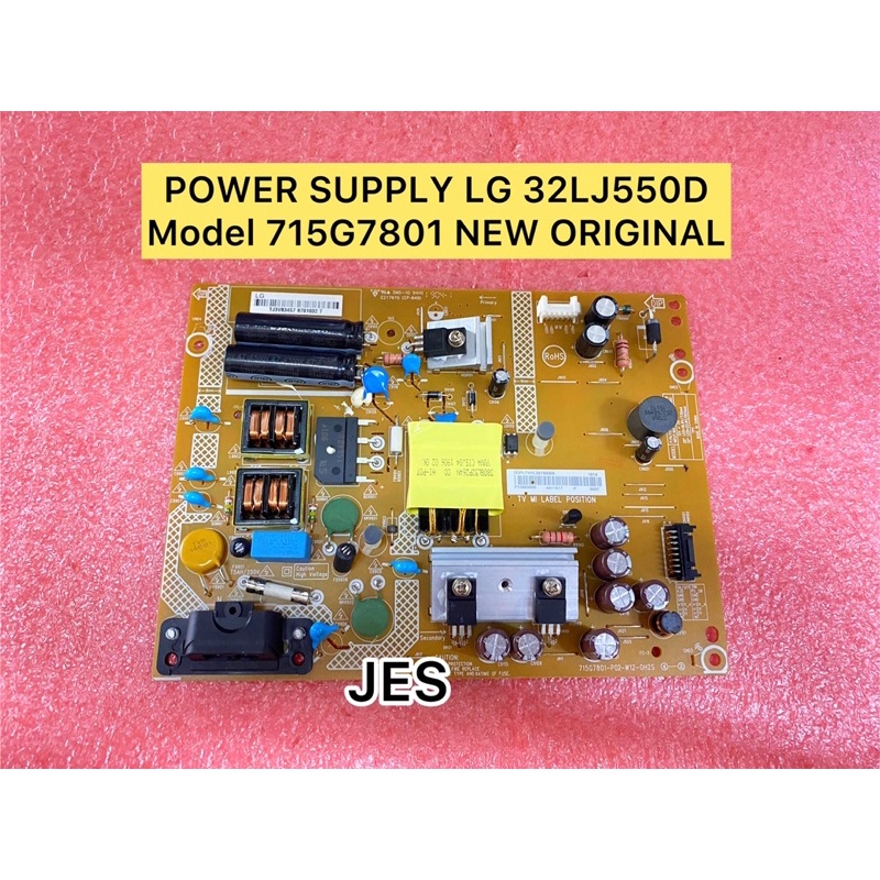 POWER SUPPLY LG 32LJ550D  Model 715G7801 NEW ORIGINAL