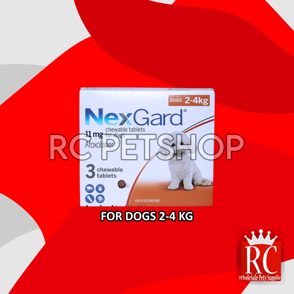 Obat Kutu Tungau Demodex Anjing NexGard Tablet