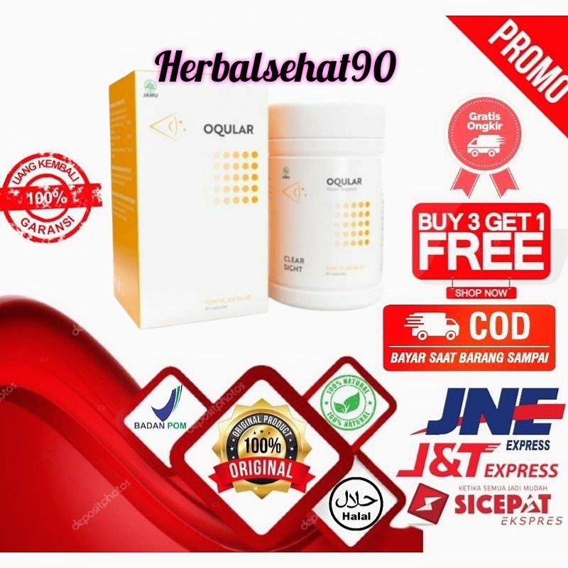 OQULAR Asli Obat Mata Minus Rabun Katarak Silinder Glukoma BPOM Original