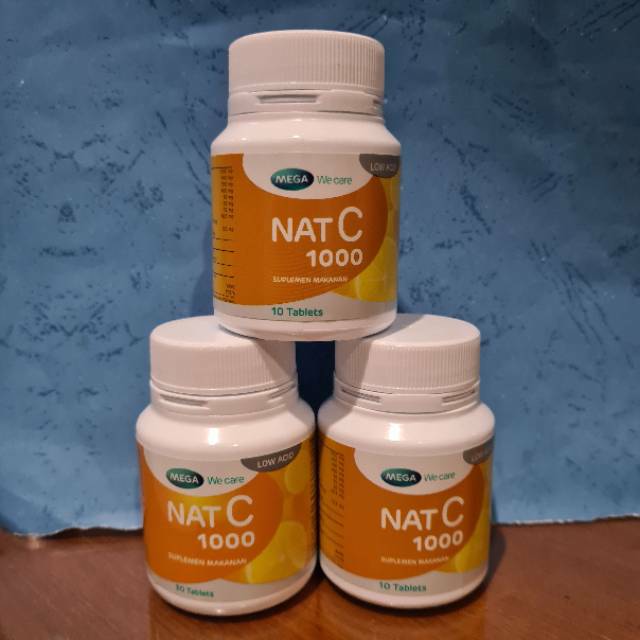 NatC1000 (isi 10 dan 30 tablet)
