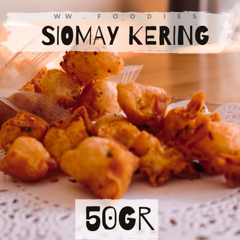 

(50GR) SIOMAY KERING SPICY/ORIGINAL SOLO TERMURAH PEDAS/KRUPUK SIOMAY