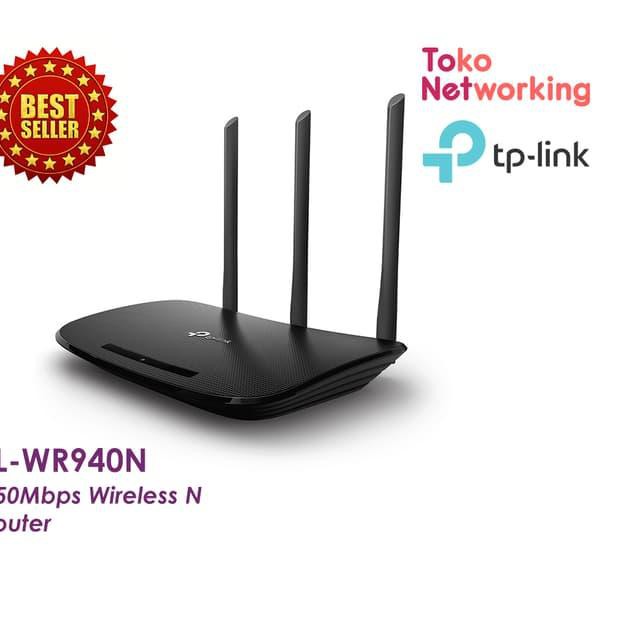 RMW TP-LINK TL-WR940N 450Mbps Wireless N Router WR940N 940N wr 940 n terbaru