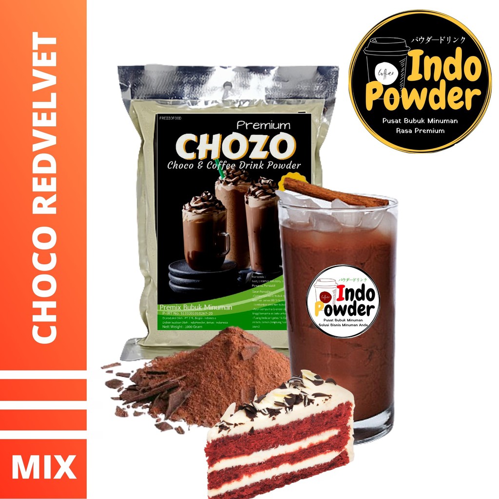 Bubuk Minuman CHOCO REDVELVET 1Kg - Bubuk CHOCO RED VELVET 1Kg - CHOCO REDVELVET Bubuk 1Kg