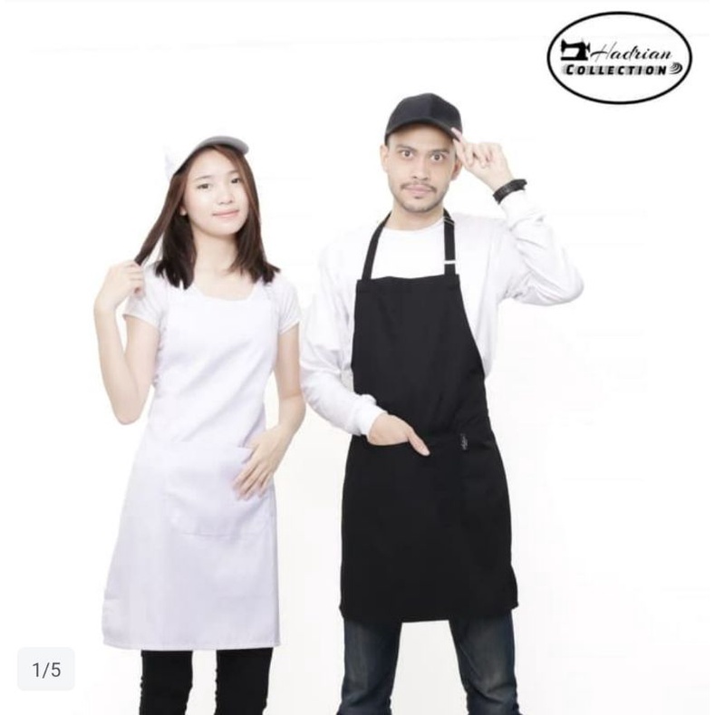 Celemek Apron Polos 42 Varian Warna Celemek pria wanita,Celemek masak,Celemek dapur,Celemek kitchen