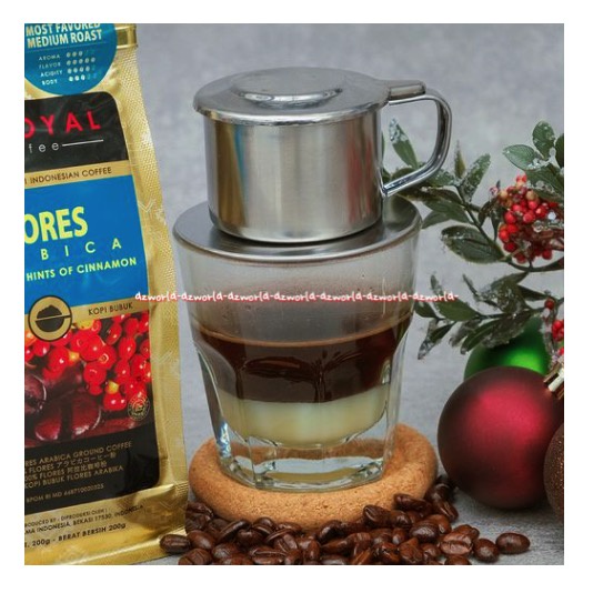 JJ Royal Flores Arabica Ground Coffee 200gr Kopi Bubuk Murni Kemasan Kaleng Kopi Instan Jjroyal Plores Arabika Jeje Royal