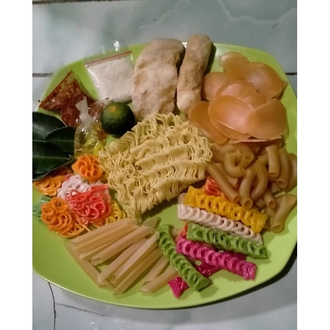 

seblak instan porsi lengkap