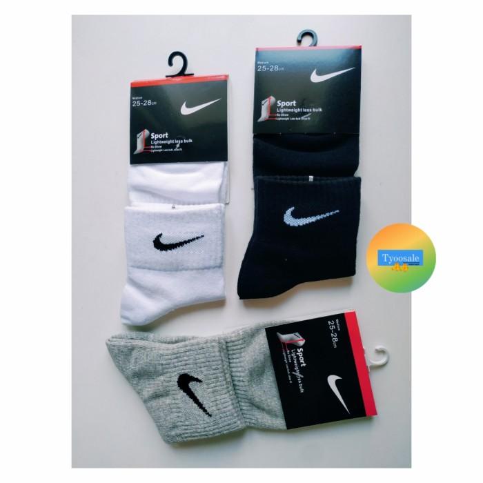 Socks | Kaos Kaki Nike Original Hitam & Putih