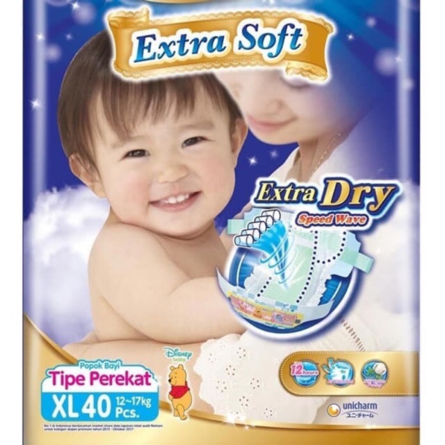 Mamypoko Extra soft Xl 40