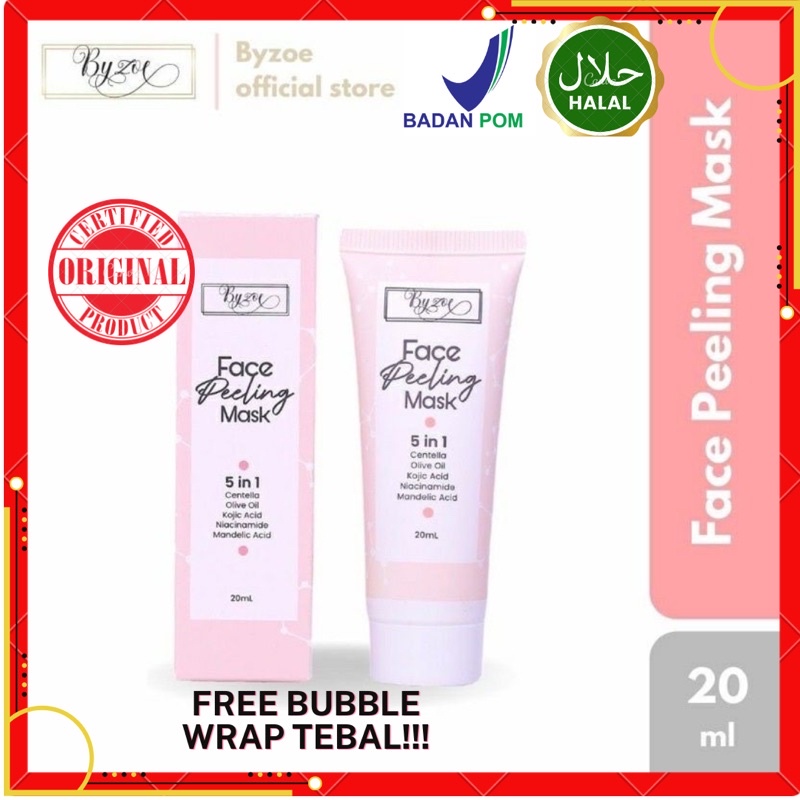 ‼️READY STOCK‼️ BYZOE 5IN1 FACE PEELING MASK ORIGINAL READY-BYZOE-BY ZOE 5ML FACE PEELING MASK-BY ZO