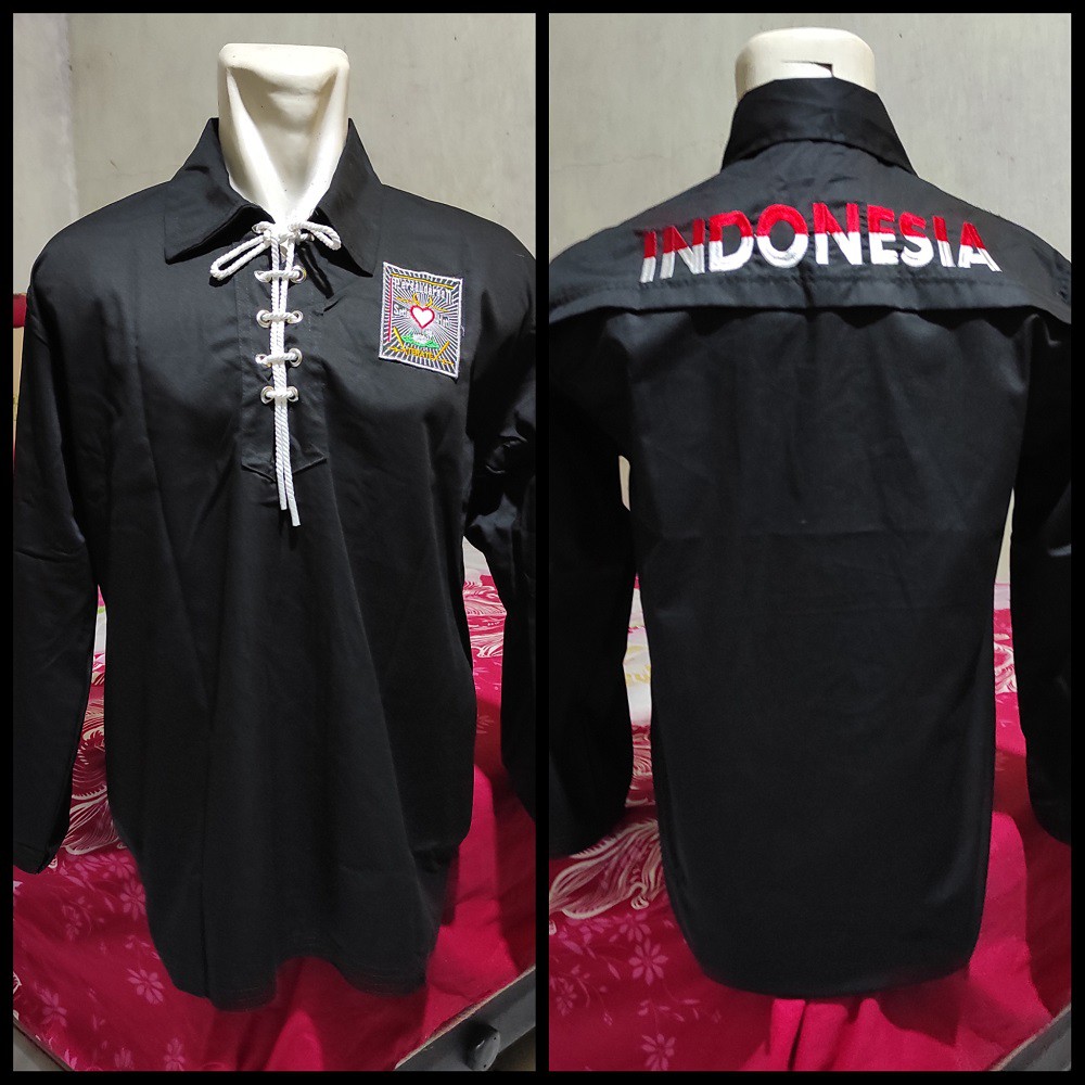 Sakral Warga PSHT Bordir Motif Indonesia-Baju Sakral PSHT-Baju Sakral Warga PSHT-Baju Terate