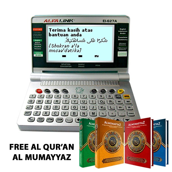 Kamus Elektronik Alfalink EI 627A Inggris Arab Indonesia