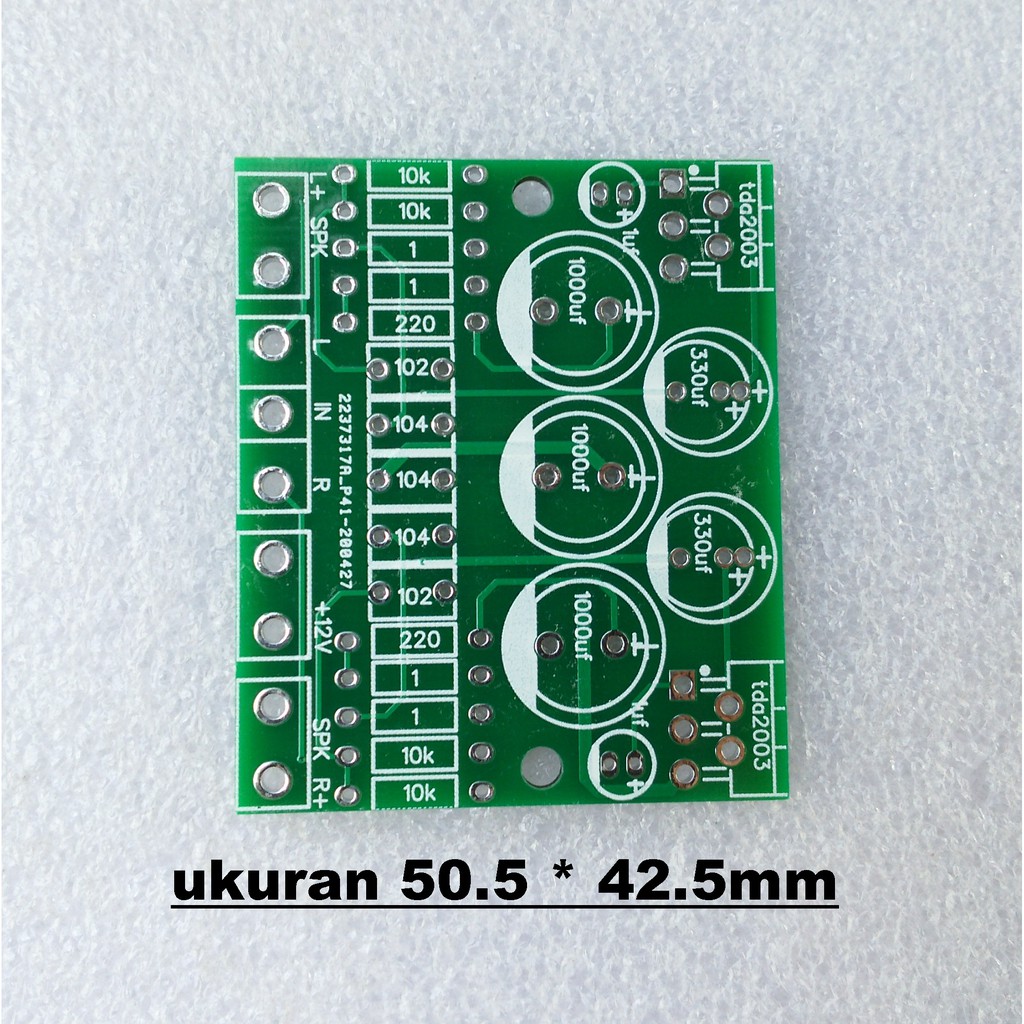 PCB Stereo 10W TDA2003