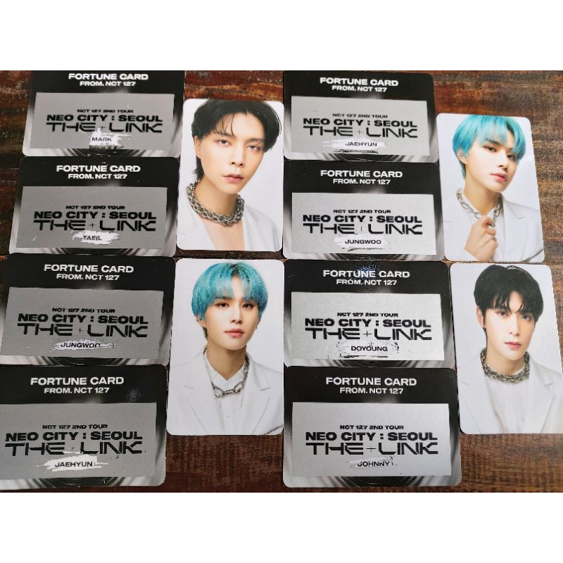 (READY INA) Fortune Scratch card Jaehyun Taeyong Jungwoo johnny MD Neo City The Link NCT 127