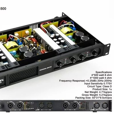 POWER ASHLEY PLAY4500 BARU 4 CHANNEL CLASS D