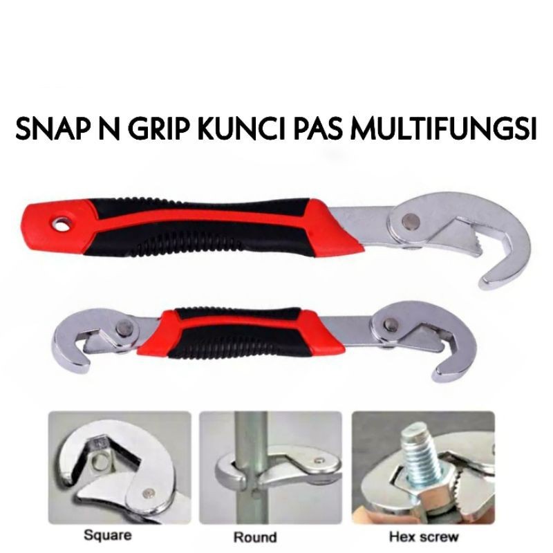 ISKU Tiger Wrench Kunci Pas Universal Untuk Semua Mur Dan Baut Untuk Ukuran Baut 8mm 10mm 11mm 13mm 14mm 16mm 17mm 19mm