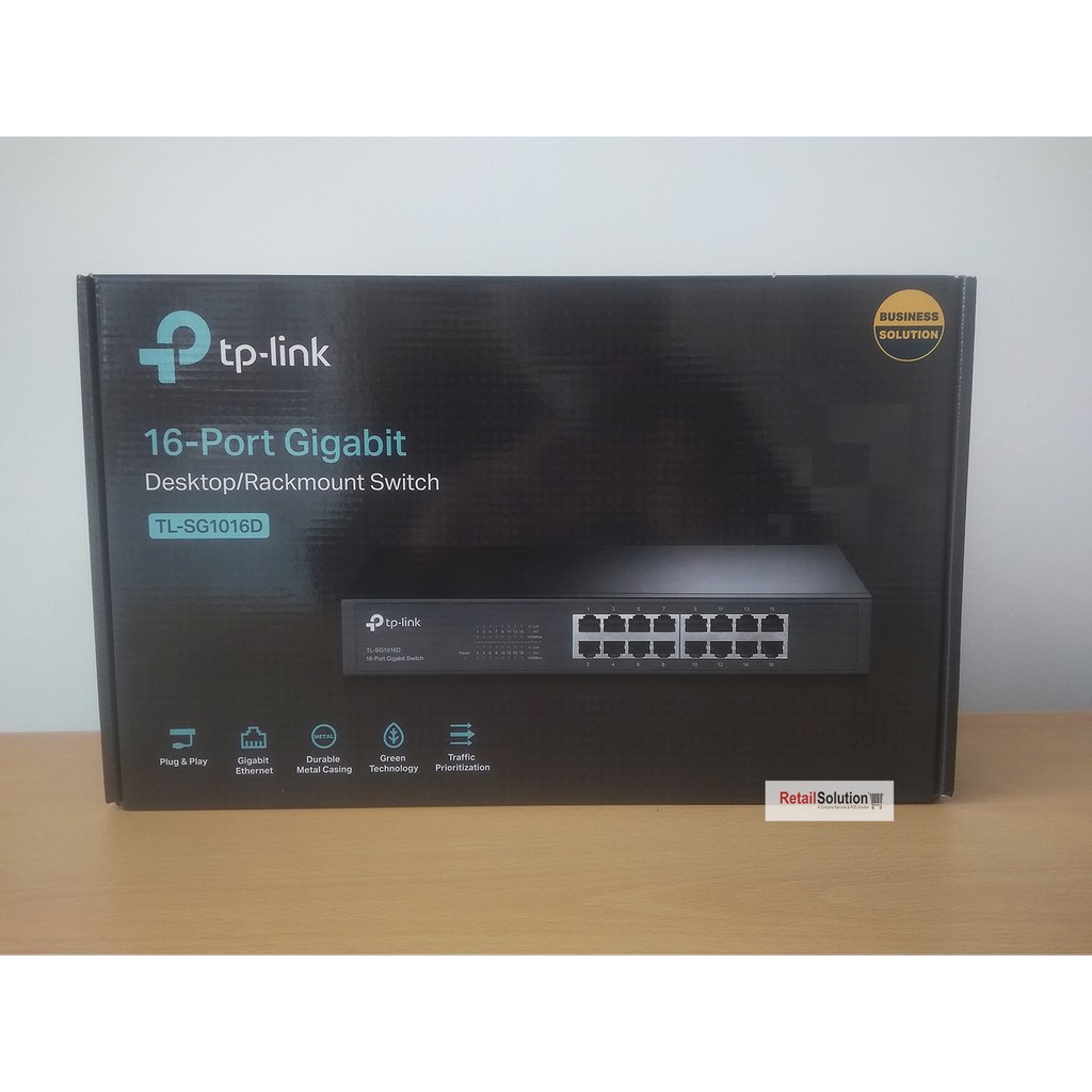 TPLINK TLSG1016D - Switch 16 Port Gigabit Unmanaged TP LINK TL-SG1016D