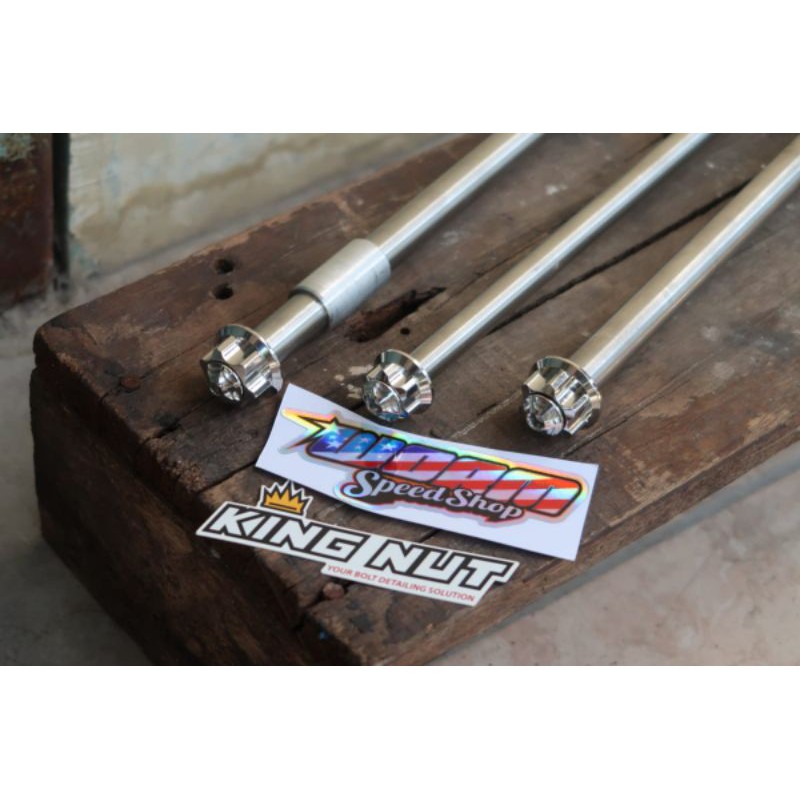 As Roda Depan Belakang As Swing Arm RX King Probolt Stainless