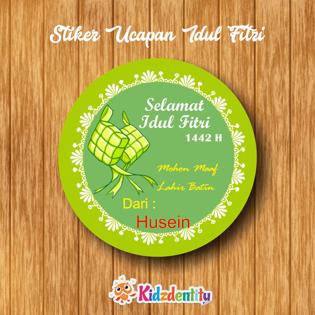 Stiker Label Ucapan Idul Fitri Shopee Indonesia