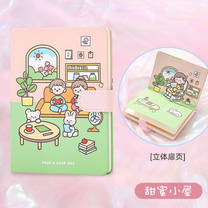

[RESTOCK] ST328 - Note Book Journal Agenda Notebook Diary Motif Karakter 3D - Living Room