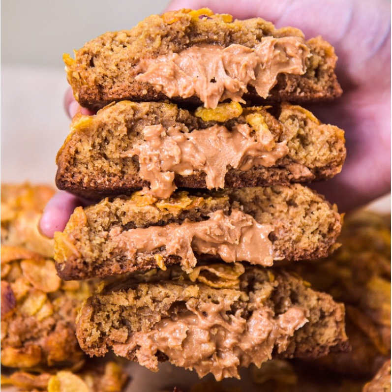 

Nutty Corn Flakes Cookies