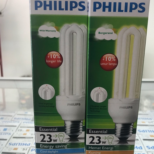 PHILIPS LAMPU ESSENTIAL 23 WATT ,PHILIPS LAMPU ESSENTIAL 27 WATT