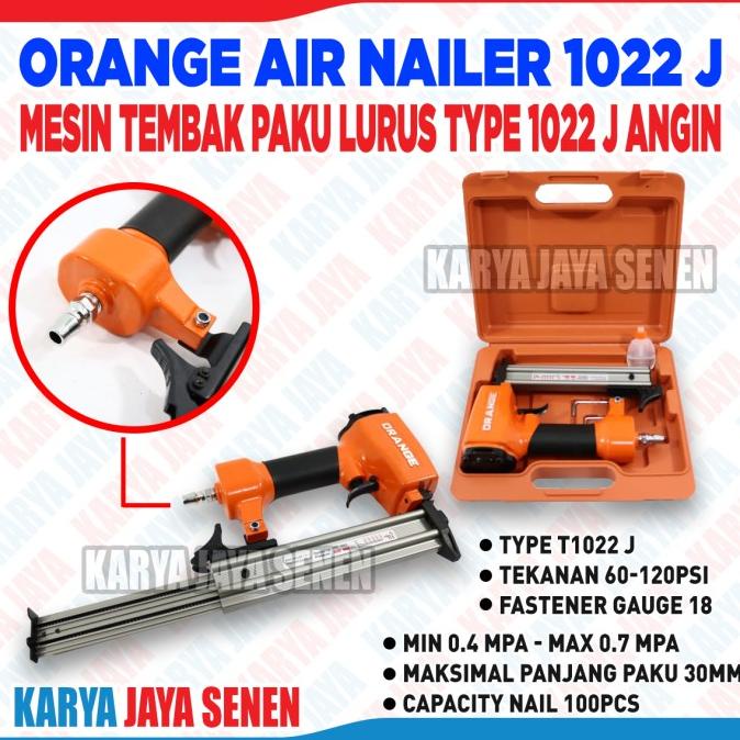 

Mesin Air Nailer U 1022J / Mesin Staples 1022J ORANGE