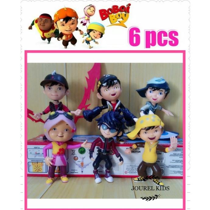 Mainan Boneka Figure Boboiboy Hiasan Kue Topper Cake Miniatur