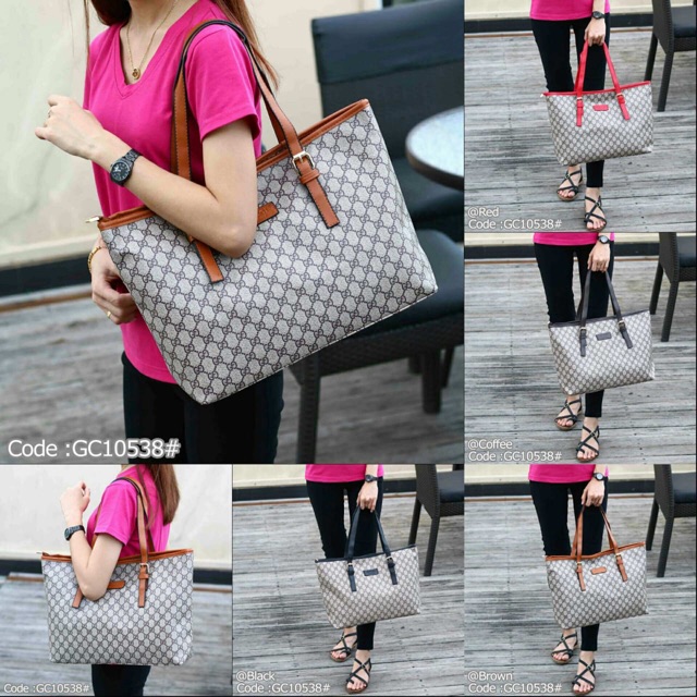 GUCCI BAG, GC10538#NEW Gucci Signature Web Loop Tote Bag's/TasGUCCI/TasIMPORT/TasBATAM