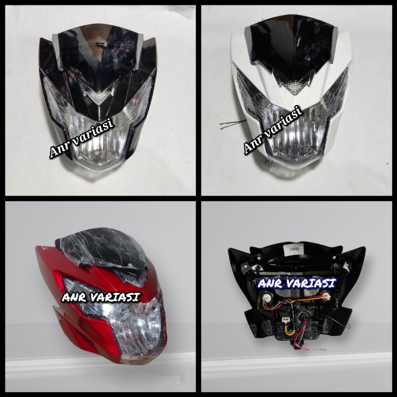 Batok kepala lampu depan satria fu injeksi 2016 full set lampu reflektor satria fi 2016-2018