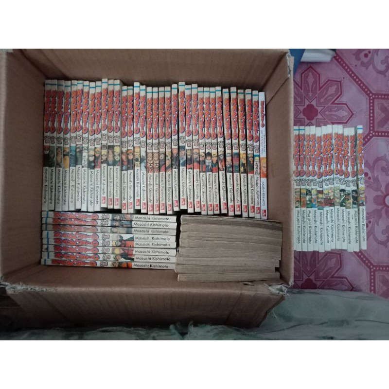 KOMIK NARUTO FULL SET, 1-72 + Naruto side story
