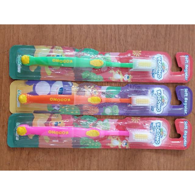 Sikat Gigi Anak KODOMO Tooth Brush Soft Regular Dan Zig Zag Karakter