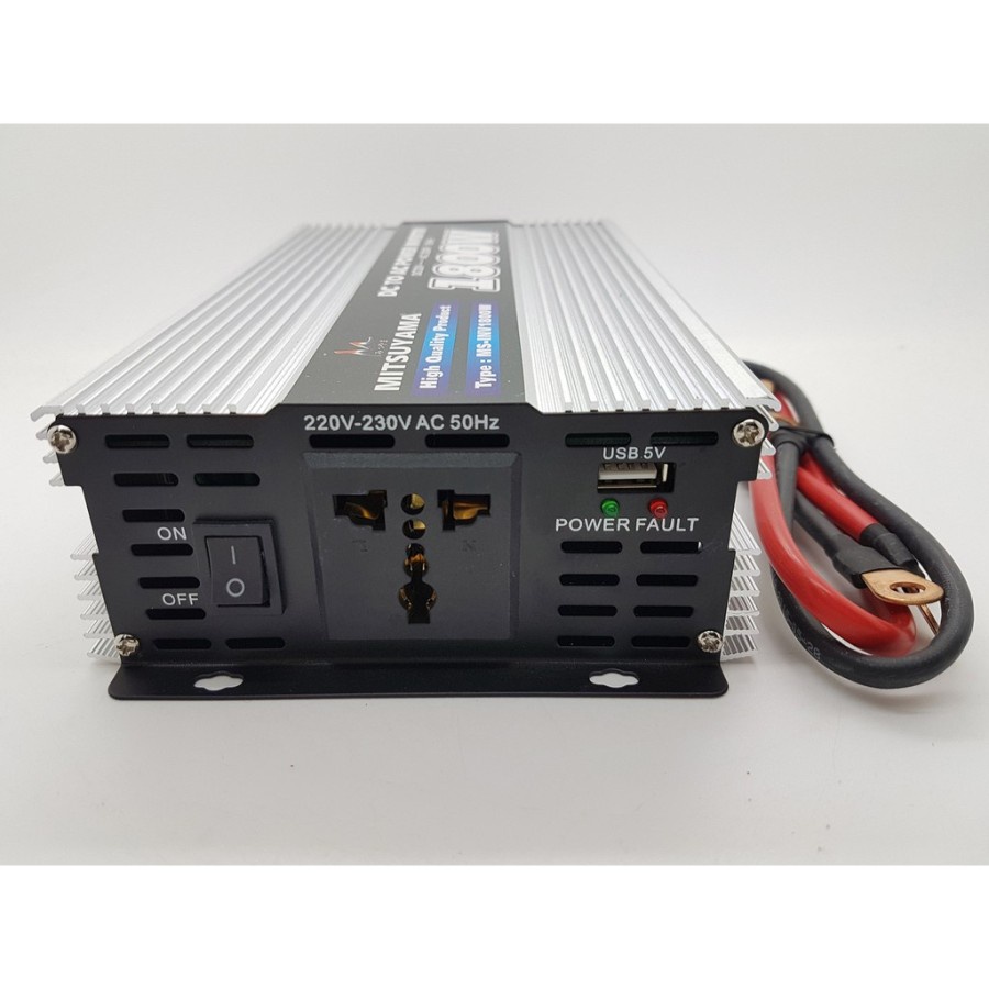 POWER INVERTER INVETER MITSUYAMA 1800W 1800WATT DC 12V TO AC 220V