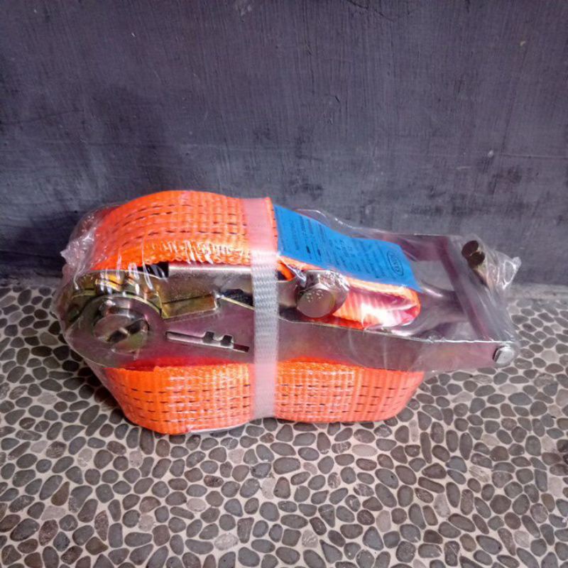 Tali Pengikat Barang Track Belt - Ratchet Cargo 5 cm x 10 M SANDS