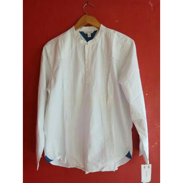 Baju Koko Putih Polos Simple Merk Le Couture