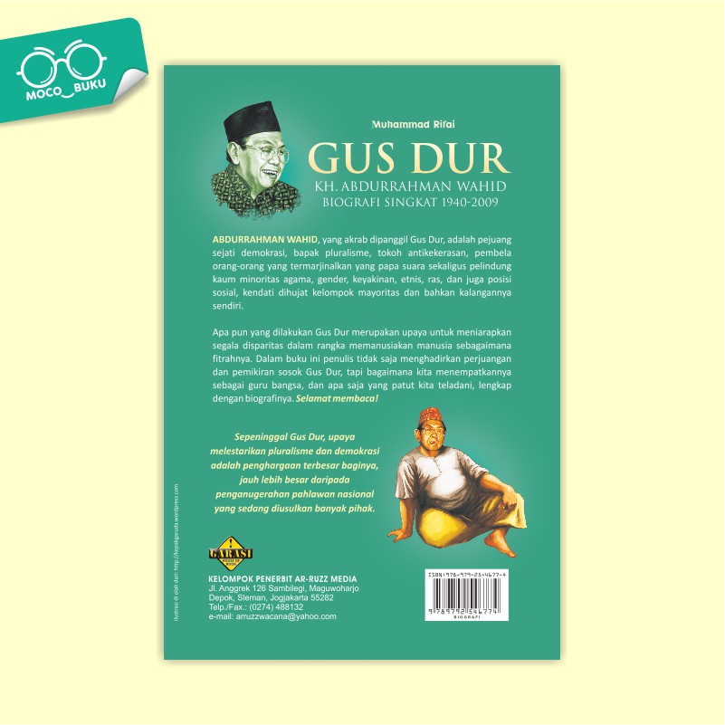 Arruzz Media Gus Dur Biografi Singkat 1940 2009 Muhammad Rifai Ori Shopee Indonesia