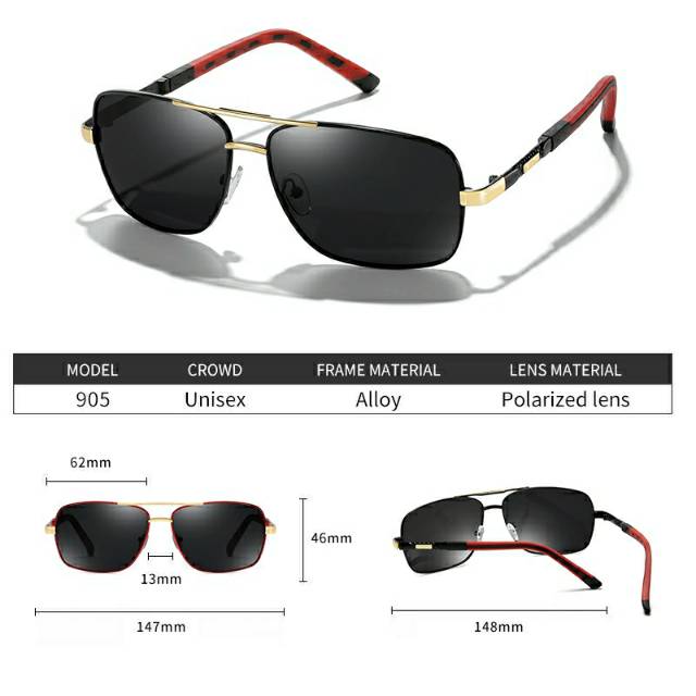 Kacamata Polarized Model Terbaru Pria Anti UV 400