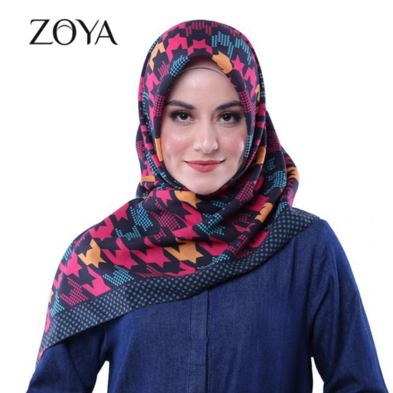 ZOYA TRIVA SCARF SUNSET NEW / ZOYA HIJAB / KERUDUNG ZOYA SEGIEMPAT