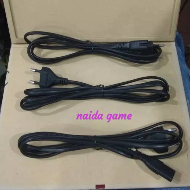 KABEL POWER / AC PS2 ORI / KABEL AC / POWER PS3 SLIM ORI