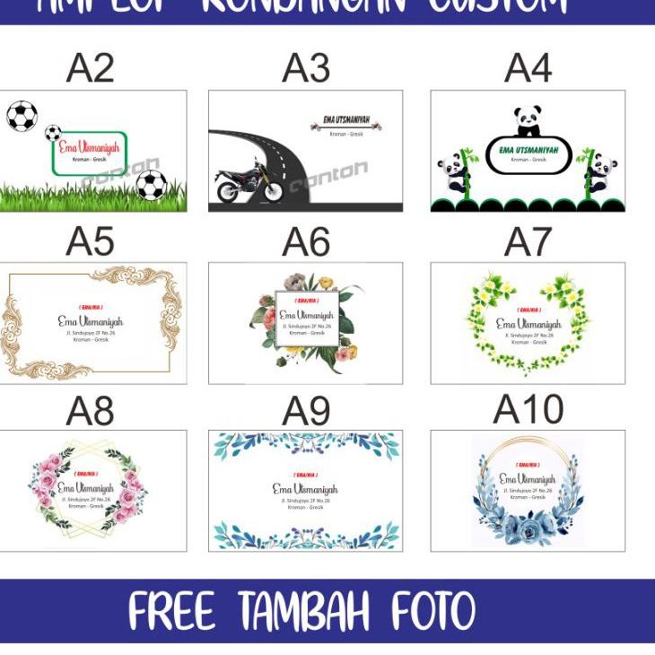 

Harga Bersahabat.. amplop kondangan custom