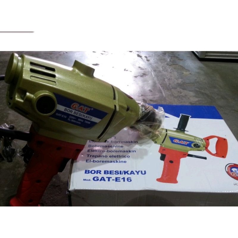 Mesin Bor GAT E-16 / Mesin Bor Listrik Gat / Mesin Bor Dragon