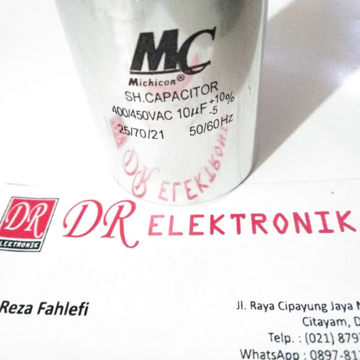 kapasitor capasitor mc running ac 10uf 10 uf mikro 400 450 v volt