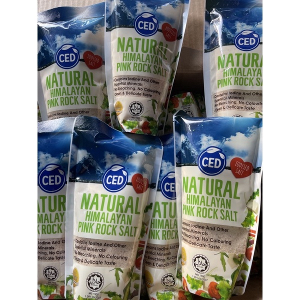 

CED Natural Himalayan pink rock salt