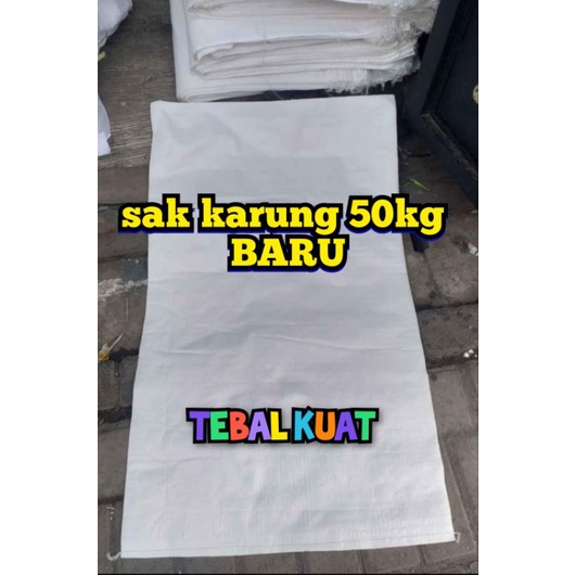 sak karung BARU 50kg ( -+ 60×100 )