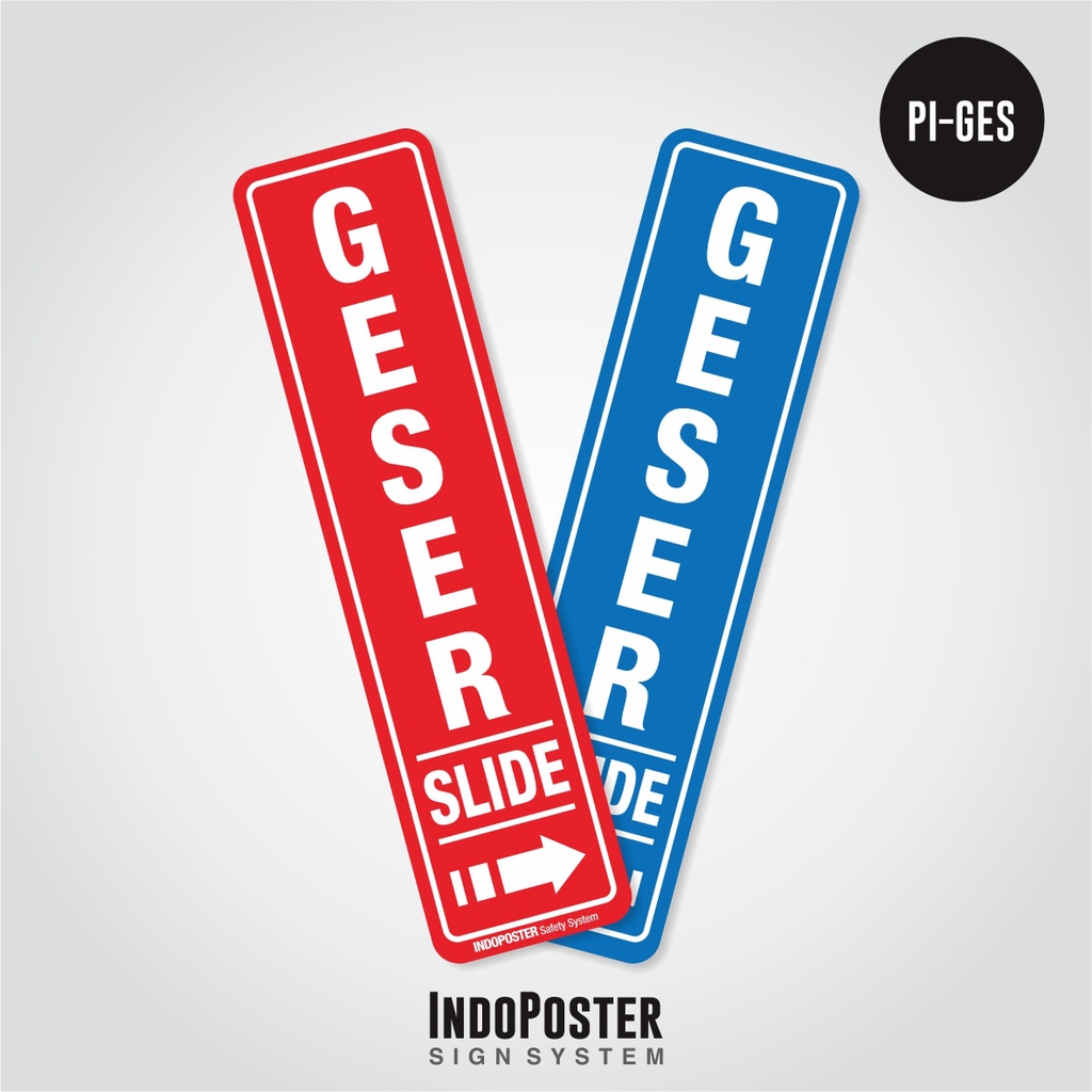 

1 Paket Dapat 2 Pcs! Stiker Pintu Geser Kiri - Kanan Slide