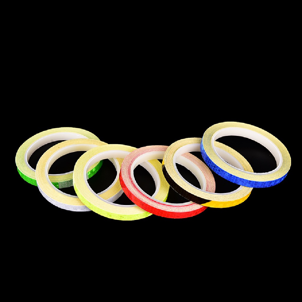 Stiker Strip Reflektif Fluorescent Untuk Sepeda Mtbmotor