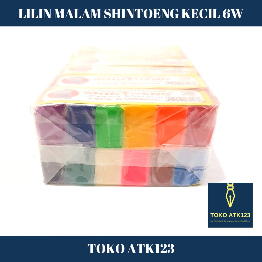 Lilin Malam Mainan / Plastisin Shintoeng Kecil 6 Warna